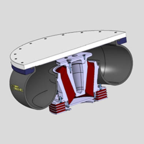 Elastic Elements for Bogies